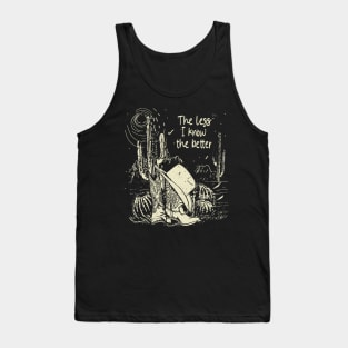 It Feels Like I Only Go Backwards Cactus Deserts Tank Top